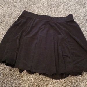Black skater skirt